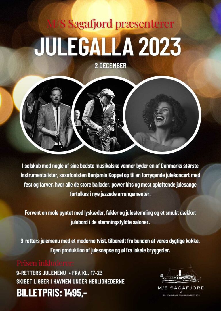 Julegalla 2 December 2023 17.00-23.00